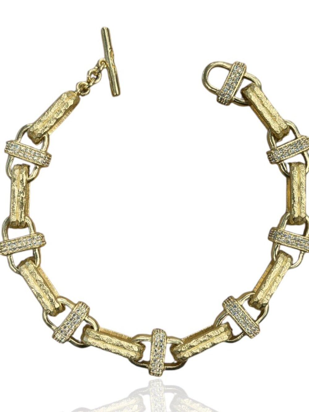 Tat2 14k Gold Plated Costa Bracelet